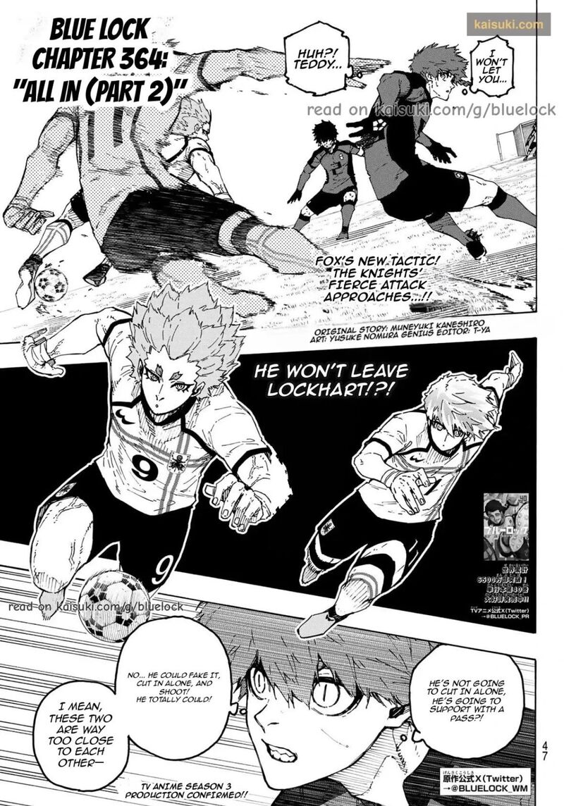Blue Lock Chapter 364 image 01